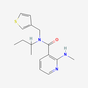 N-(sec-butyl)-2-(methylamino)-N-(3-thienylmethyl)nicotinamide