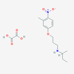 N-[3-(3-methyl-4-nitrophenoxy)propyl]-2-butanamine oxalate