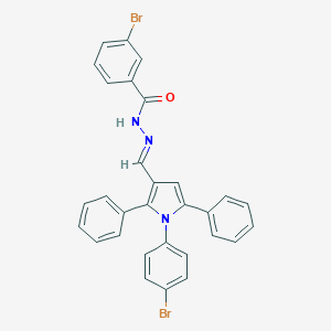 3-bromo-N'-{[1-(4-bromophenyl)-2,5-diphenyl-1H-pyrrol-3-yl]methylene}benzohydrazide