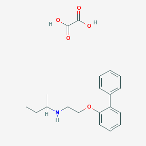 N-[2-(2-biphenylyloxy)ethyl]-2-butanamine oxalate