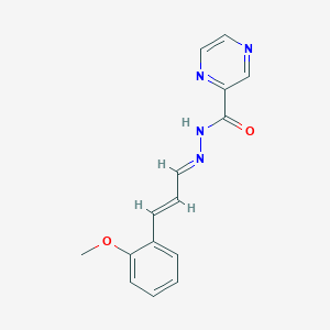 N'-[3-(2-methoxyphenyl)-2-propenylidene]-2-pyrazinecarbohydrazide