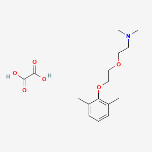 molecular formula C16H25NO6 B4042690 2-[2-(2,6-dimethylphenoxy)ethoxy]-N,N-dimethylethanamine;oxalic acid 