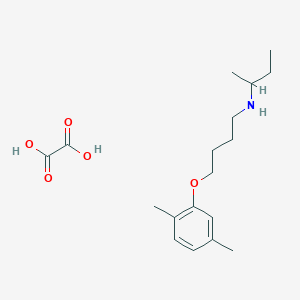 N-butan-2-yl-4-(2,5-dimethylphenoxy)butan-1-amine;oxalic acid