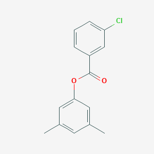 molecular formula C15H13ClO2 B404290 3,5-Dimethylphenyl 3-chlorobenzoate 