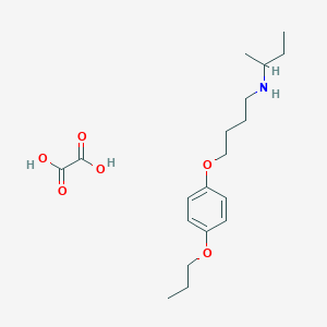 N-(sec-butyl)-4-(4-propoxyphenoxy)-1-butanamine oxalate