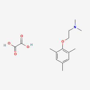 N,N-dimethyl-2-(2,4,6-trimethylphenoxy)ethanamine;oxalic acid