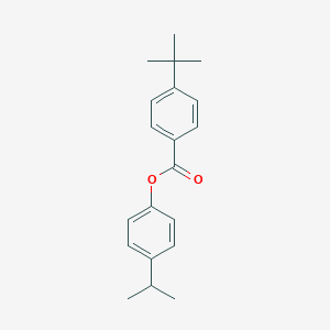 molecular formula C20H24O2 B404293 4-Isopropylphenyl 4-tert-butylbenzoate 
