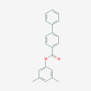 molecular formula C21H18O2 B404294 3,5-Dimethylphenyl [1,1'-biphenyl]-4-carboxylate 