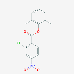 molecular formula C15H12ClNO4 B404297 2,6-Dimethylphenyl 2-chloro-4-nitrobenzoate CAS No. 304673-50-5