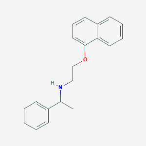 N-(2-naphthalen-1-yloxyethyl)-1-phenylethanamine