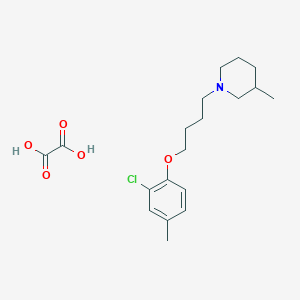 1-[4-(2-Chloro-4-methylphenoxy)butyl]-3-methylpiperidine;oxalic acid