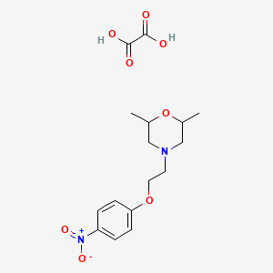 2,6-dimethyl-4-[2-(4-nitrophenoxy)ethyl]morpholine oxalate