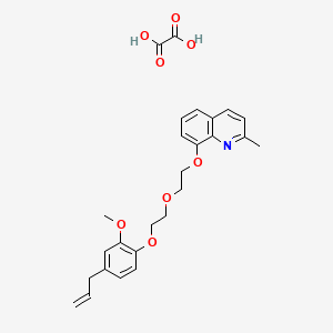 8-{2-[2-(4-allyl-2-methoxyphenoxy)ethoxy]ethoxy}-2-methylquinoline oxalate