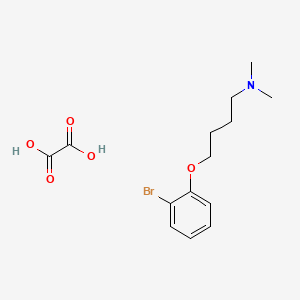 4-(2-bromophenoxy)-N,N-dimethylbutan-1-amine;oxalic acid