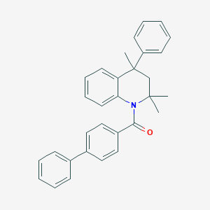 biphenyl-4-yl(2,2,4-trimethyl-4-phenyl-3,4-dihydroquinolin-1(2H)-yl)methanone