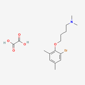 [4-(2-bromo-4,6-dimethylphenoxy)butyl]dimethylamine oxalate