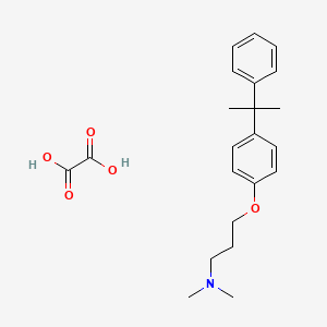 N,N-dimethyl-3-[4-(1-methyl-1-phenylethyl)phenoxy]-1-propanamine oxalate