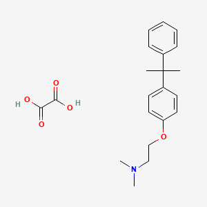 N,N-dimethyl-2-[4-(1-methyl-1-phenylethyl)phenoxy]ethanamine oxalate