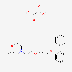 4-{2-[2-(2-biphenylyloxy)ethoxy]ethyl}-2,6-dimethylmorpholine oxalate