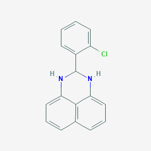 molecular formula C17H13ClN2 B404336 2-(2-chlorophenyl)-2,3-dihydro-1H-perimidine CAS No. 76139-79-2
