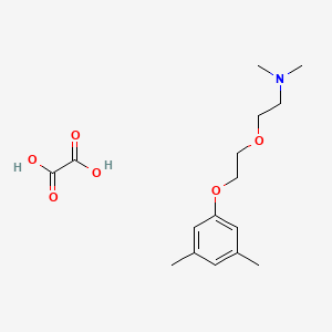 molecular formula C16H25NO6 B4043457 {2-[2-(3,5-二甲基苯氧基)乙氧基]乙基}二甲胺草酸盐 