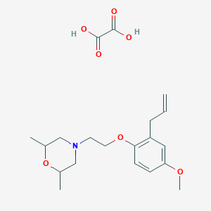 4-[2-(2-allyl-4-methoxyphenoxy)ethyl]-2,6-dimethylmorpholine oxalate