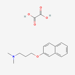 N,N-dimethyl-3-naphthalen-2-yloxypropan-1-amine;oxalic acid