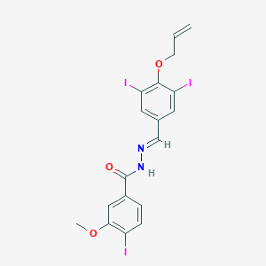 N'-[4-(allyloxy)-3,5-diiodobenzylidene]-4-iodo-3-methoxybenzohydrazide