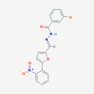 3-bromo-N'-{(E)-[5-(2-nitrophenyl)furan-2-yl]methylidene}benzohydrazide