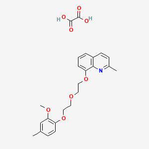 8-{2-[2-(2-methoxy-4-methylphenoxy)ethoxy]ethoxy}-2-methylquinoline oxalate