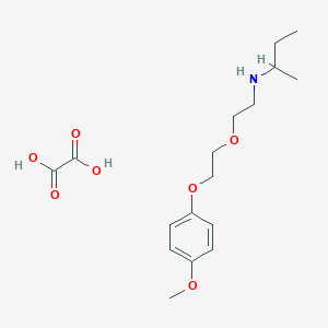 N-[2-[2-(4-methoxyphenoxy)ethoxy]ethyl]butan-2-amine;oxalic acid