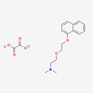 N,N-dimethyl-2-(2-naphthalen-1-yloxyethoxy)ethanamine;oxalic acid