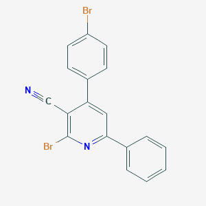 2-Bromo-4-(4-bromo-phenyl)-6-phenyl-nicotinonitrile