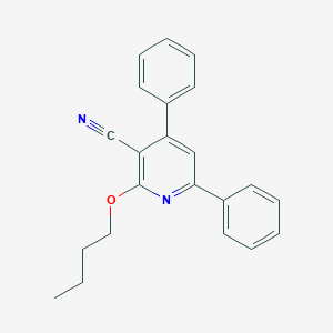 2-Butoxy-4,6-diphenylnicotinonitrile