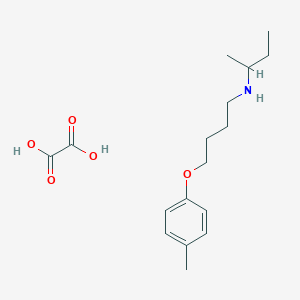 N-butan-2-yl-4-(4-methylphenoxy)butan-1-amine;oxalic acid