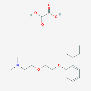 2-[2-(2-butan-2-ylphenoxy)ethoxy]-N,N-dimethylethanamine;oxalic acid