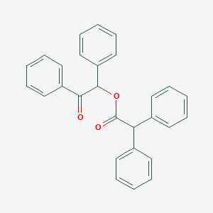 molecular formula C28H22O3 B4043709 2-Oxo-1,2-diphenylethyl 2,2-diphenylacetate 