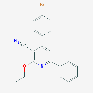 4-(4-Bromophenyl)-2-ethoxy-6-phenylnicotinonitrile