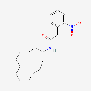 N-cyclododecyl-2-(2-nitrophenyl)acetamide