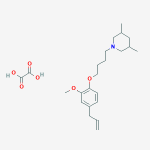 1-[4-(4-allyl-2-methoxyphenoxy)butyl]-3,5-dimethylpiperidine oxalate