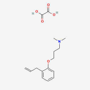 N,N-dimethyl-3-(2-prop-2-enylphenoxy)propan-1-amine;oxalic acid