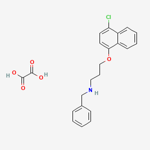 N-benzyl-3-[(4-chloro-1-naphthyl)oxy]-1-propanamine oxalate