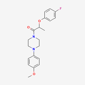 1-[2-(4-fluorophenoxy)propanoyl]-4-(4-methoxyphenyl)piperazine