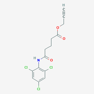 Prop-2-ynyl 5-oxo-5-(2,4,6-trichloroanilino)pentanoate