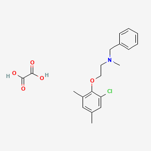 molecular formula C20H24ClNO5 B4044054 N-benzyl-2-(2-chloro-4,6-dimethylphenoxy)-N-methylethanamine;oxalic acid 