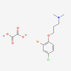 [3-(2-bromo-4-chlorophenoxy)propyl]dimethylamine oxalate