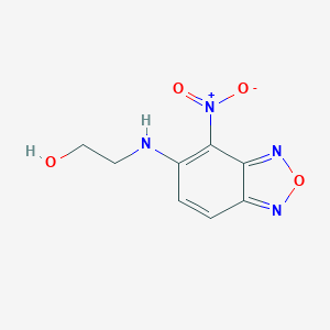 molecular formula C8H8N4O4 B404410 2-[(4-硝基-2,1,3-苯并噁二唑-5-基)氨基]乙醇 CAS No. 332164-33-7