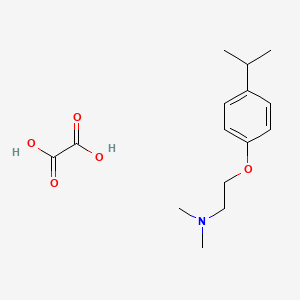 N,N-dimethyl-2-(4-propan-2-ylphenoxy)ethanamine;oxalic acid