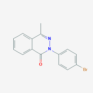molecular formula C15H11BrN2O B404412 2-(4-Bromophenyl)-4-methylphthalazin-1-one CAS No. 331946-95-3