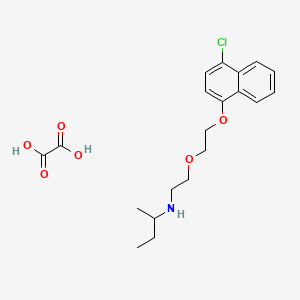 N-(2-{2-[(4-chloro-1-naphthyl)oxy]ethoxy}ethyl)-2-butanamine oxalate